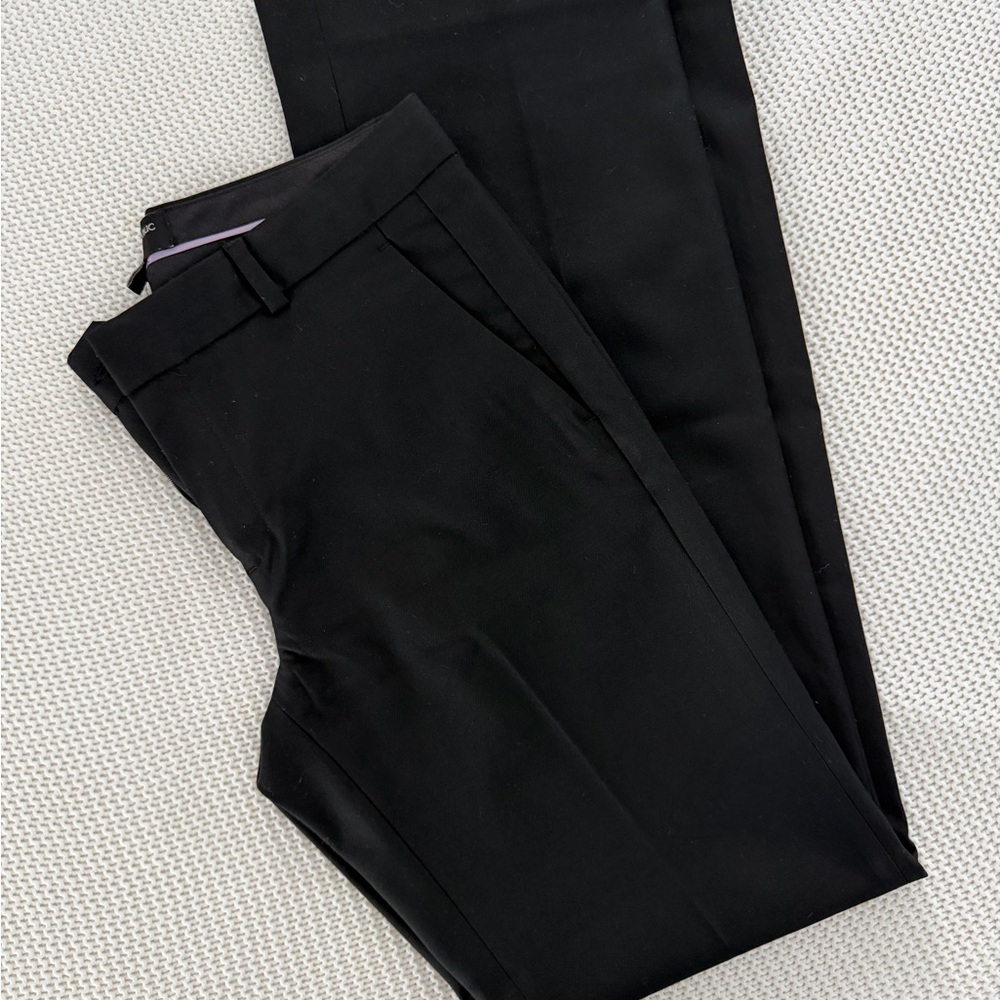 Banana Republic Logan Fit Black Trousers